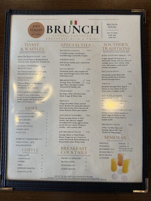 Menu photo 3 Joe's Italian Alabaster, AL