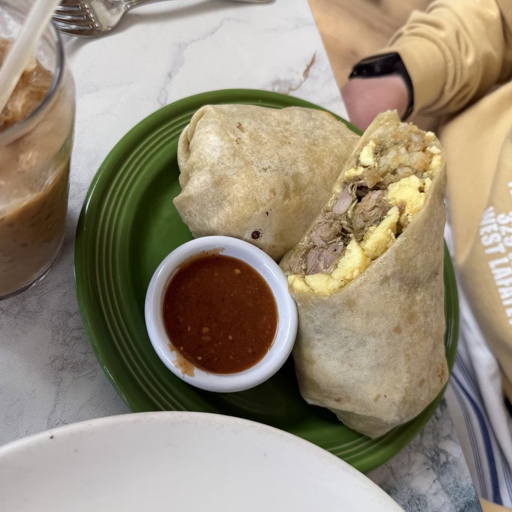 Crema - Pork Chili Verde Burrito - Breakfast & Brunch Near Me - Pacific Grove, California
