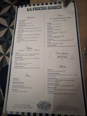 Menu photo 2 La Pecora Bianca Midtown New York, NY Menu photo 2 La Pecora Bianca Midtown New York, NY