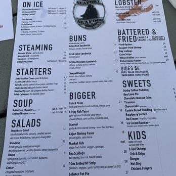 Sono Seaport Seafood - The menu on Wed Sep 8, 2021 - Seafood Near Me - Norwalk, Connecticut Sono Seaport Seafood - The menu on Wed Sep 8, 2021 - Seafood Near Me - Norwalk, Connecticut