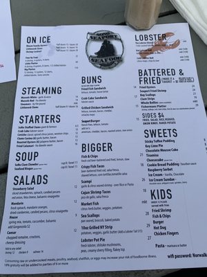 Menu photo 1 Sono Seaport Seafood Norwalk, CT Menu photo 1 Sono Seaport Seafood Norwalk, CT