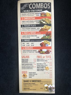 Menu photo 1 WNB Factory Carrollton, TX