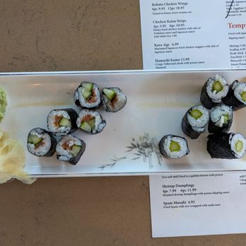 Robata Maplewood - Pickled plum sushi and asparagus sushi - Sushi Bars Near Me - Maplewood, Missouri Robata Maplewood - Pickled plum sushi and asparagus sushi - Sushi Bars Near Me - Maplewood, Missouri