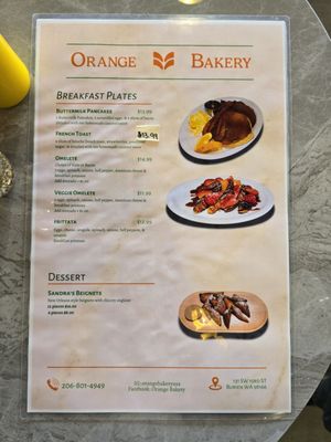 Menu photo 4 Orange Bakery Seattle, WA Menu photo 4 Orange Bakery Seattle, WA