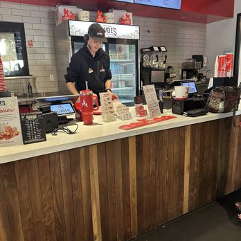 Clyde's Hot Chicken - The nice man who took our order. He was the only one at the register. - Sandwiches Near Me - Yorba Linda, California