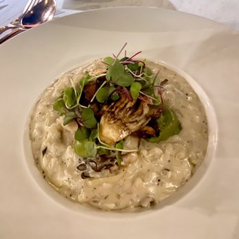 First & Oak - RISOTTO Wild Mushrooms, Herb Pesto, Mascarpone, Mushroom Jus - New American Near Me - Solvang, California First & Oak - RISOTTO Wild Mushrooms, Herb Pesto, Mascarpone, Mushroom Jus - New American Near Me - Solvang, California