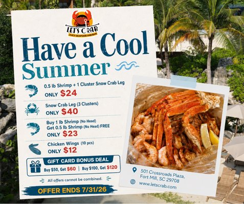 Menu photo 1 Let’s Crab Fort Mill, SC