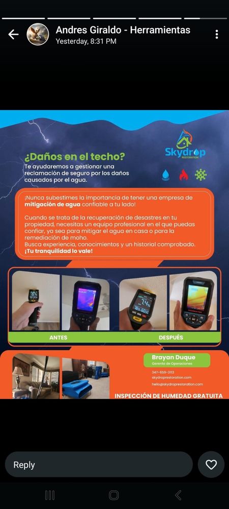 Slide of Skydrop Restoration