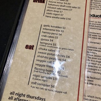 Harney Oceanside - Happy Hour Menu. - Sushi Bars Near Me - Oceanside, California Harney Oceanside - Happy Hour Menu. - Sushi Bars Near Me - Oceanside, California