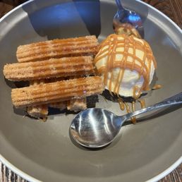 Churros & ice cream