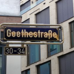 Goethestraße - Frankfurt's Goethestraße