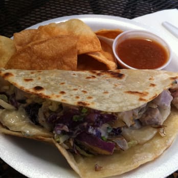 Island Taco - Seared wasabi ahi taco - Hawaiian Near Me - Waimea, Hawaii