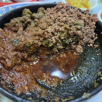 Kebena Ethiopian Restaurant - A lot of grease on the bottom - Ethiopian Near Me - Seattle, Washington