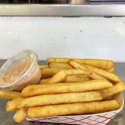 The BBQ Guy - High quality fries cooked fresh order with homemade fry sauce are hard to beat.