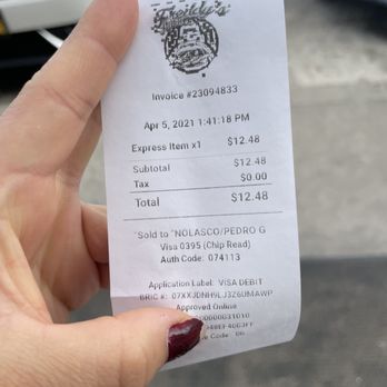 Freddy's Kitchen - Cost of two breakfast burritos - Mexican Near Me - Atwater, California