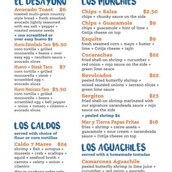 Tulum Seafood - Menu - Mexican Near Me - San Diego, California Tulum Seafood - Menu - Mexican Near Me - San Diego, California