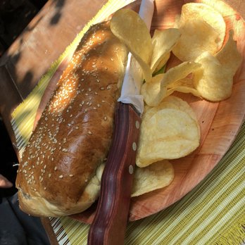 La Santa Gula - Hot dog, caramelized onions, cheese. It's huge. So good. - Mediterranean Near Me - México, D.F., DIF