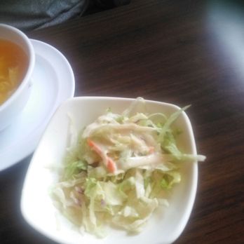 Wok In Cafe - Salad with lunch special - Chinese Near Me - Redlands, California