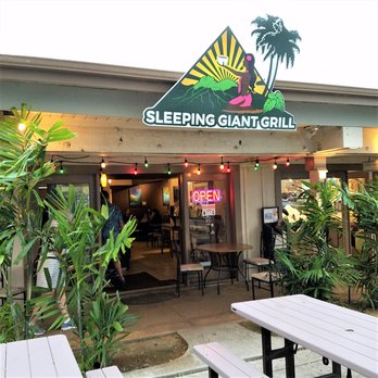 Sleeping Giant Grill - entrance near the hotel (patio seating available) - Seafood Near Me - Kapaa, Hawaii Sleeping Giant Grill - entrance near the hotel (patio seating available) - Seafood Near Me - Kapaa, Hawaii