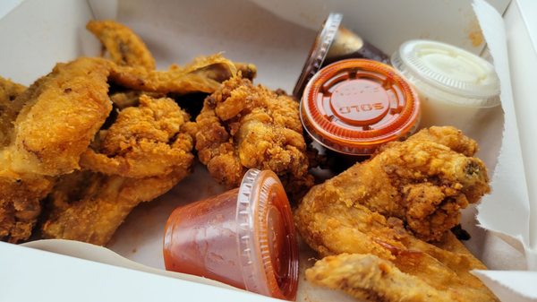 Photo of Karibu Grocery & Deli - Saint Paul, MN, US. Fried chicken of course!