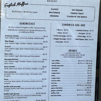 Vinal Bakery - Menu - Cafes Near Me - Somerville, Massachusetts