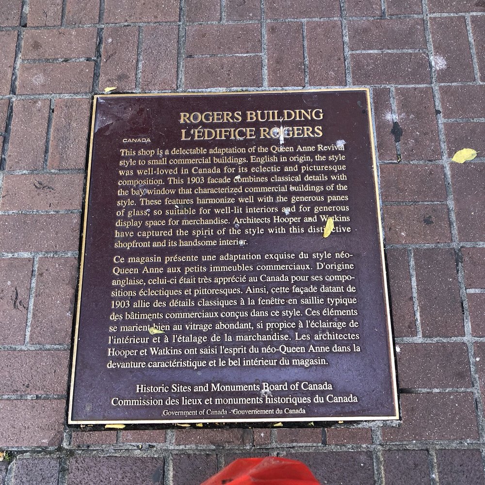 Plaque on the ground. Plaque on the ground.
