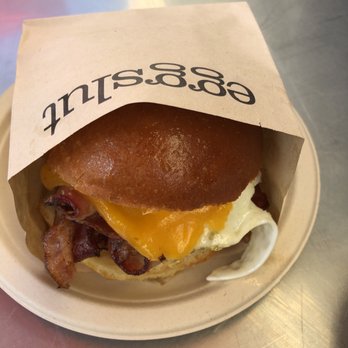 Eggslut - Bacon, Egg & Cheese - Breakfast & Brunch Near Me - Los Angeles, California