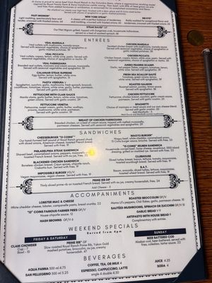 Menu photo 2 13 Coins SeaTac Seatac, WA
