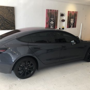 Dependable Guys - Tesla Model 3 - Satin Rims, Chrome Delete and 20% Tint - Auto Customization Near Me - Santa Ana, California Dependable Guys - Tesla Model 3 - Satin Rims, Chrome Delete and 20% Tint - Auto Customization Near Me - Santa Ana, California