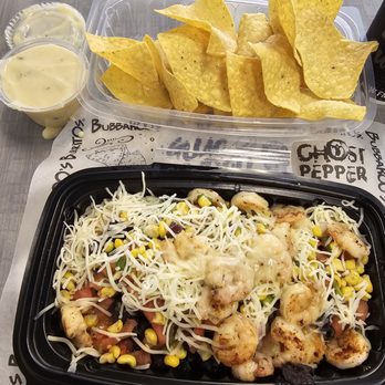 Bubbakoo's Burritos - Shrimp Chiwawa and Chips and Queso - Mexican Near Me - Howell, New Jersey