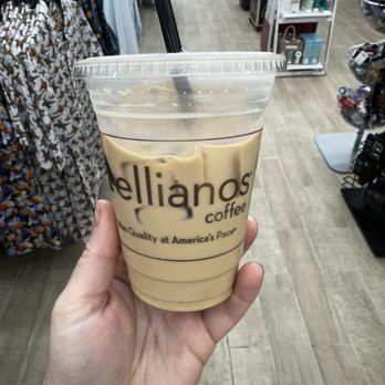 Ellianos Coffee - Newberry - Medium Iced Tuxedo Latte - Coffee & Tea Near Me - Newberry, Florida