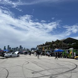 Miami Marine Stadium - A variety of nice cars.