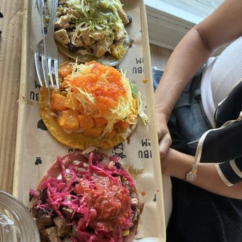 Malibu Farm - stop light trio tacos - Breakfast & Brunch Near Me - San Diego, California