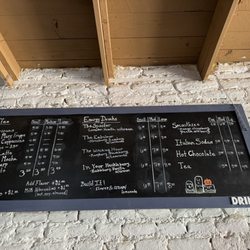 Undertaker’s Espresso Bar - Menu