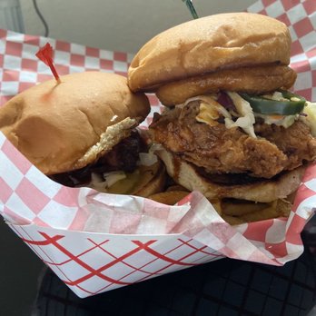 Slyderz Grill - a chicken sandwich and french fries - Food Trucks Near Me - Chico, California Slyderz Grill - a chicken sandwich and french fries - Food Trucks Near Me - Chico, California