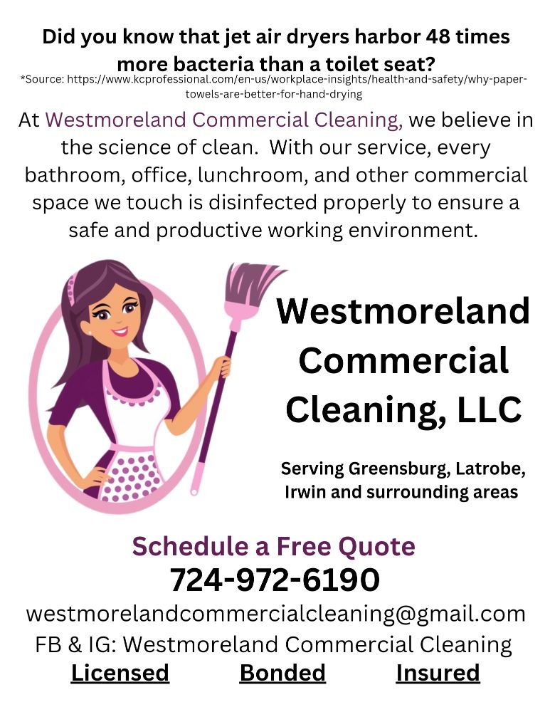 WESTMORELAND COMMERCIAL CLEANING Request a Quote Youngwood