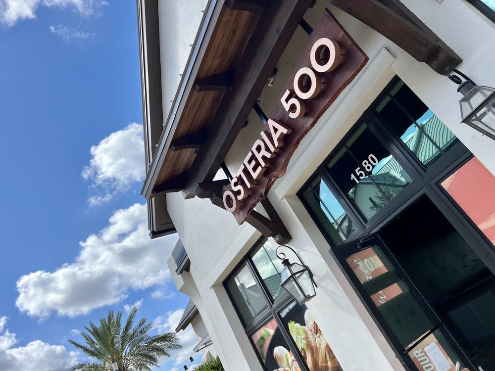 OSTERIA 500 1580 Lakefront Dr, Sarasota, Florida Italian