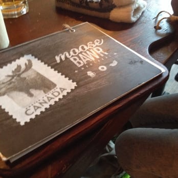 Moose Bawr - This is one of the coolest looking menu set ups I've seen in a while :) - Pubs Near Me - Montreal, Quebec