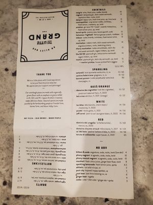 Menu photo 5 The Little Grand Washington, DC, DC Menu photo 5 The Little Grand Washington, DC, DC