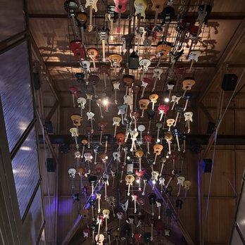 Hard Rock Cafe - Guitar display - Burgers Near Me - Honolulu, Hawaii