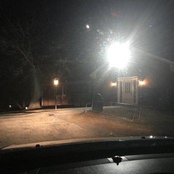 Jonathan Trumbull Library - Entrance.   In the dark. - Libraries Near Me - Lebanon, Connecticut