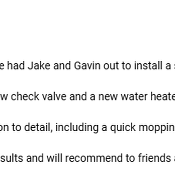 Goodman Plumbing - Review from Google - Plumbing Near Me - La porte, Indiana