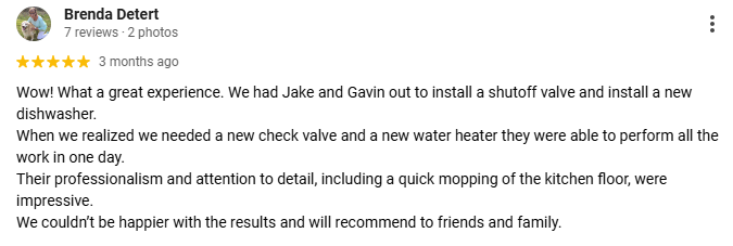 Slide of Goodman Plumbing