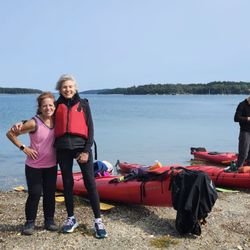 Maine State Sea Kayak - The trip was wonderful, but i felt the instructor should have stayed with us. He was so far, we couldn't hear a thing he said.