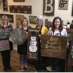 Board & Brush - Mansfield Girlfriends 2017