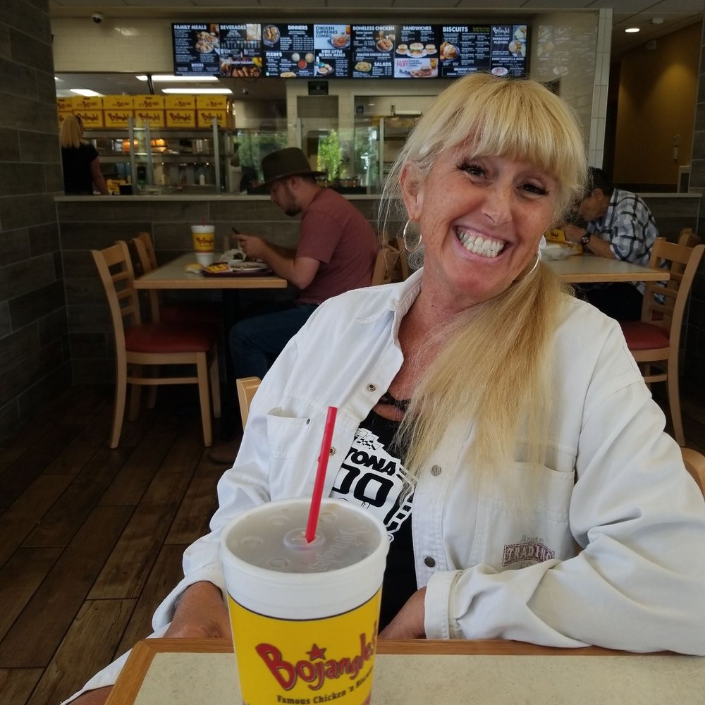 My girlfriend at Bojangles