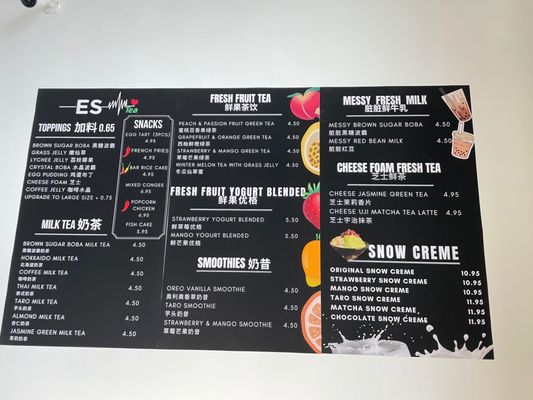 Menu photo 7 ES tea Simi Valley, CA