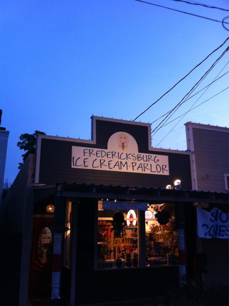 FREDERICKSBURG ICE CREAM PARLOR CLOSED 321 E Main St