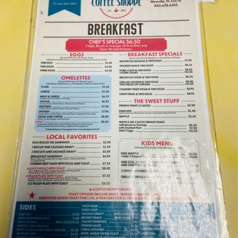 Coffee Shoppe - The Coffee Shoppe breakfast menu - Coffee & Tea Near Me - Niceville, Florida Coffee Shoppe - The Coffee Shoppe breakfast menu - Coffee & Tea Near Me - Niceville, Florida