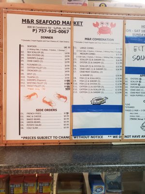 Menu photo 4 M&R Seafood Suffolk, VA Menu photo 4 M&R Seafood Suffolk, VA